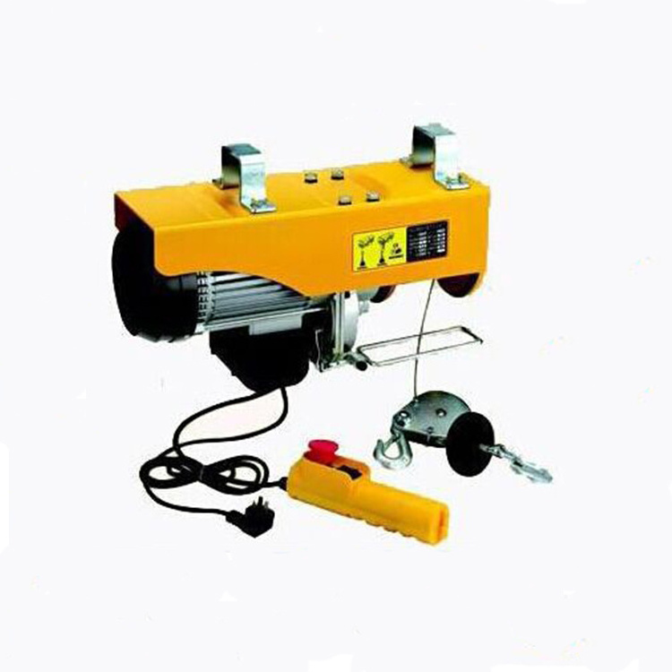 Widely Used Wireless Remote Control With Monorail Trolley Wire Rope Mini Electric Motor Hoist