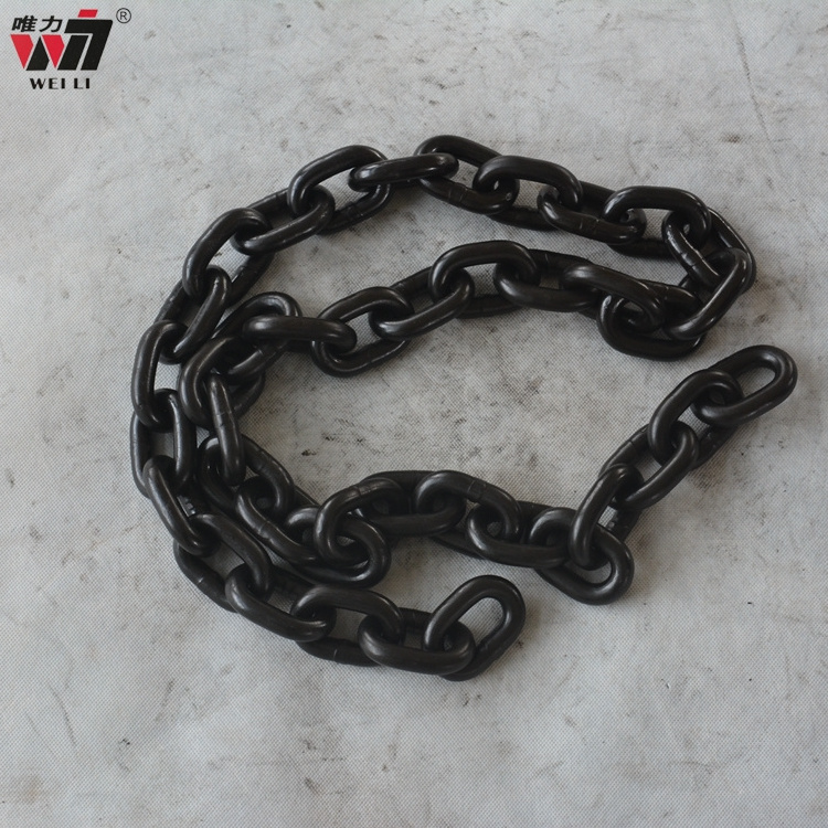 Heavy duty industrial galvanization lifting chain g80 lift chain 6mm hook lifting chain slings