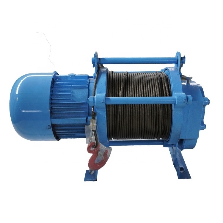 Multifunctional 380V winch 500kg 1000kg electric vertical lifting winch