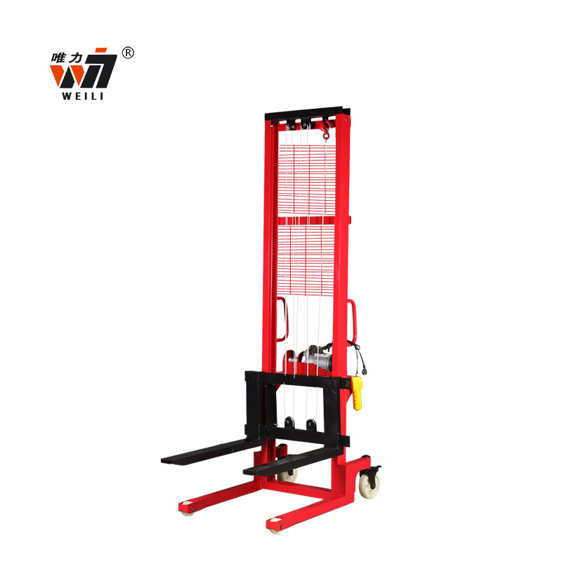 High Quality self lifting electric forklift warehouse automatic stacker