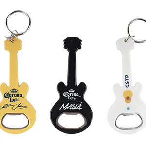 Guitar Shaped Bottle Opener with Keychain