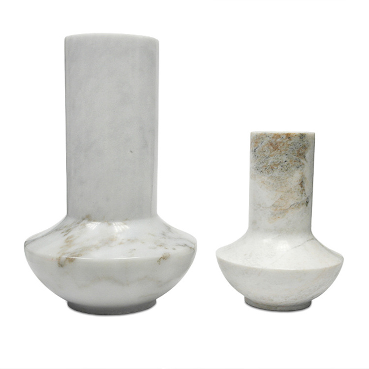 Small Home Decorative Marble Classic Flower Decor Vase