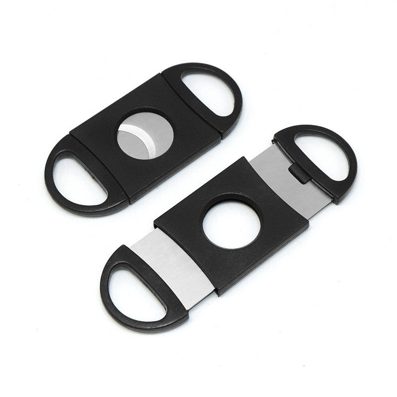 Cigar Cutter Knife Guillotine Cigar Cutter Double Stainless Steel Cut Blade Cigar Scissors