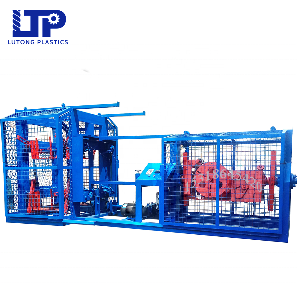 automatic two in one twisted rope making machine 3 or 4 strands plastic rope twisting machine