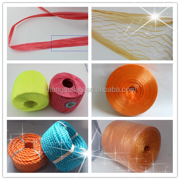 Various  round hay baler twine production equipment pp packing rope twine making machine  for agriculture straw baling