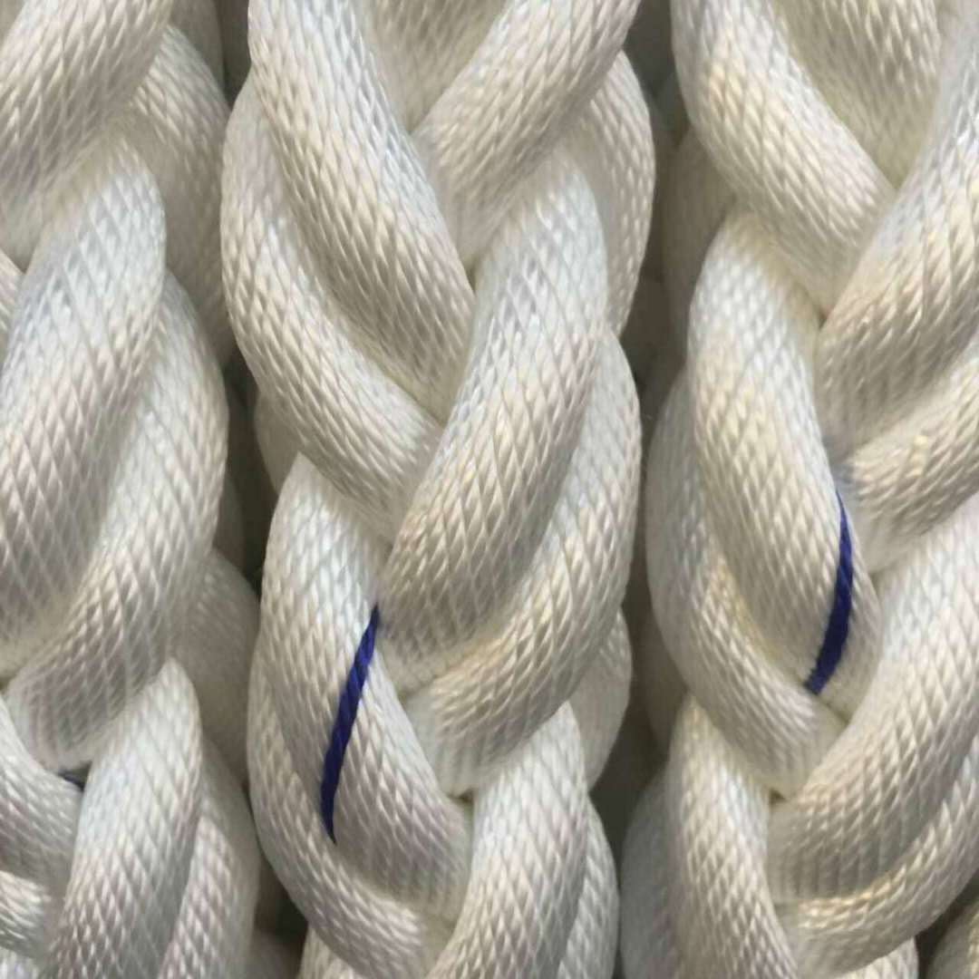 Floating on water 30 mm polypropylene rope 8 ply mooring ship rope pp boats used mooring rope