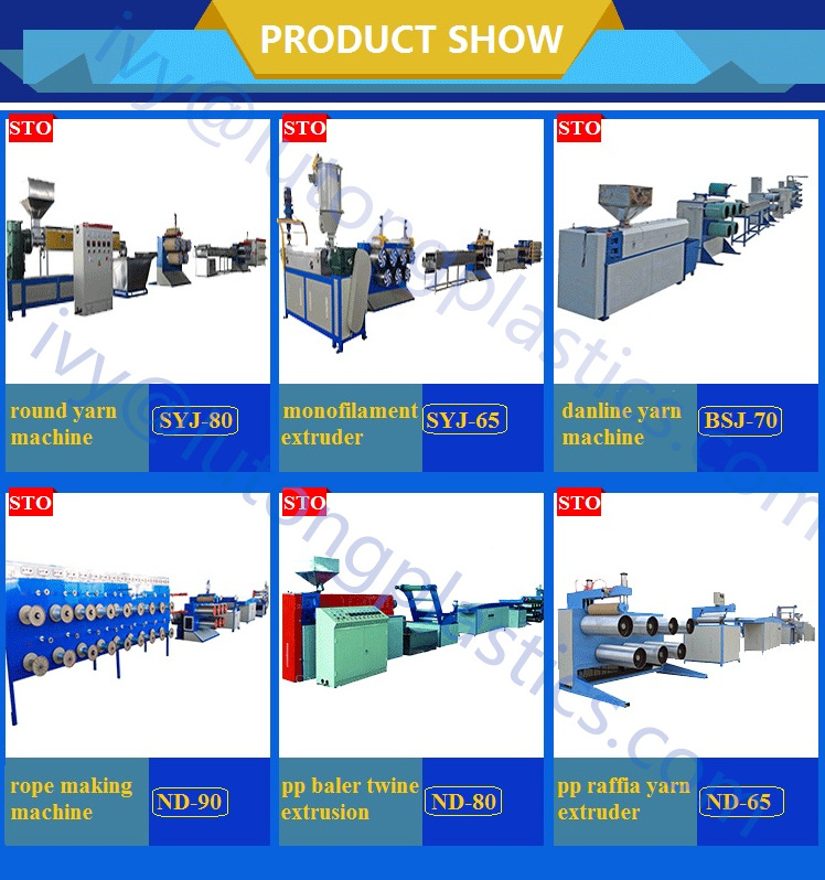 Various  round hay baler twine production equipment pp packing rope twine making machine  for agriculture straw baling