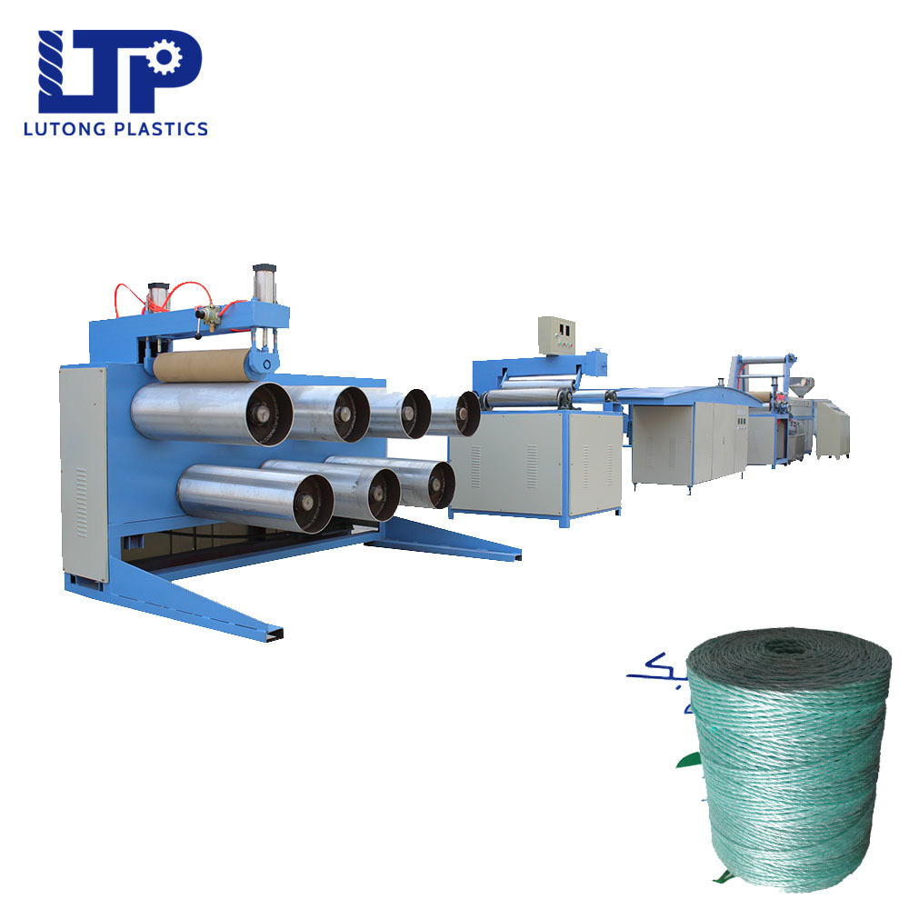 plastic twine making machine Packing Baler twine Production Line PP flat yarn machine Twine Ball Rope  machine