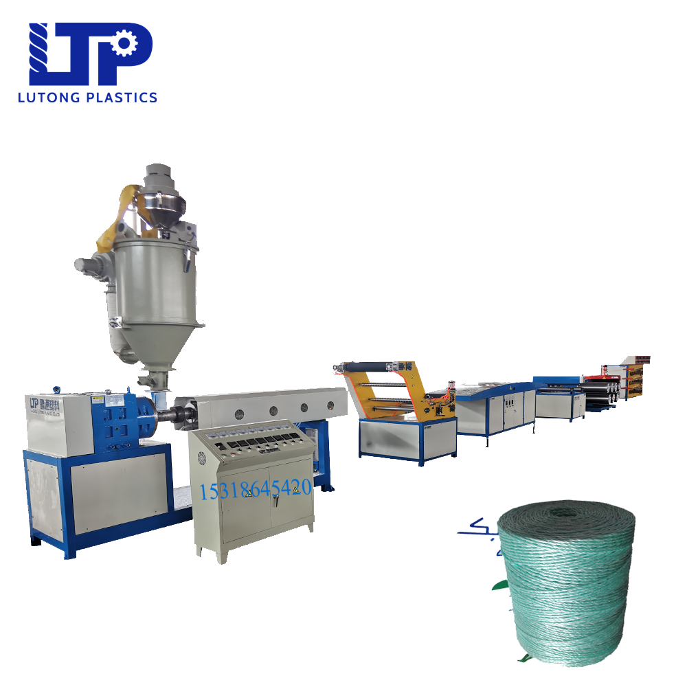 plastic twine making machine Packing Baler twine Production Line PP flat yarn machine Twine Ball Rope  machine