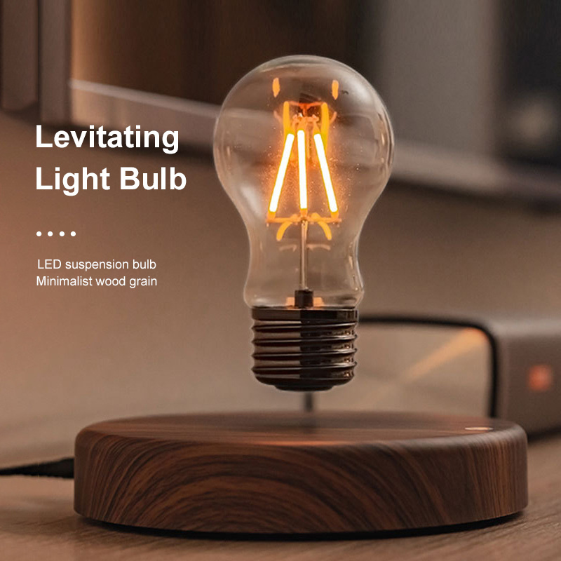 Smart Maglev LED Light Bulb Self-Rotating LED Night Lamp for Living Room Desk Atmosphere Table Lamp