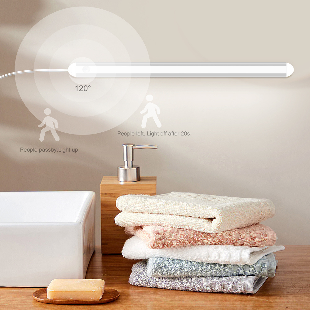 motion sensor closet light recessed in furniture led light bar 12