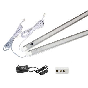 motion sensor closet light recessed in furniture led light bar 12" inch 12V led cabinet lights strip