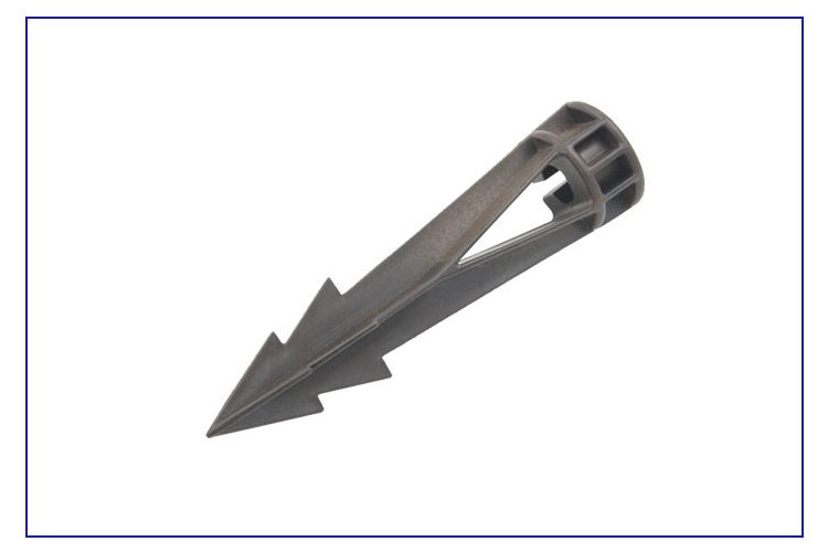 Outdoor Lighting In Stock PVC Ground Stake With cut Fixture Spikes For LED Residential Lights In Garden Path Exterior Light