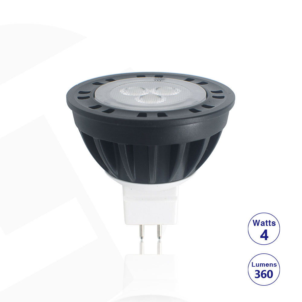 LT1016- MR16 LED Light Bulb, 12-Volt, 4-Watt(50W Equivalent), GU5.3 Base, 2700-6000-Kelvin , Non-Dimmable, 90% Energy Saving