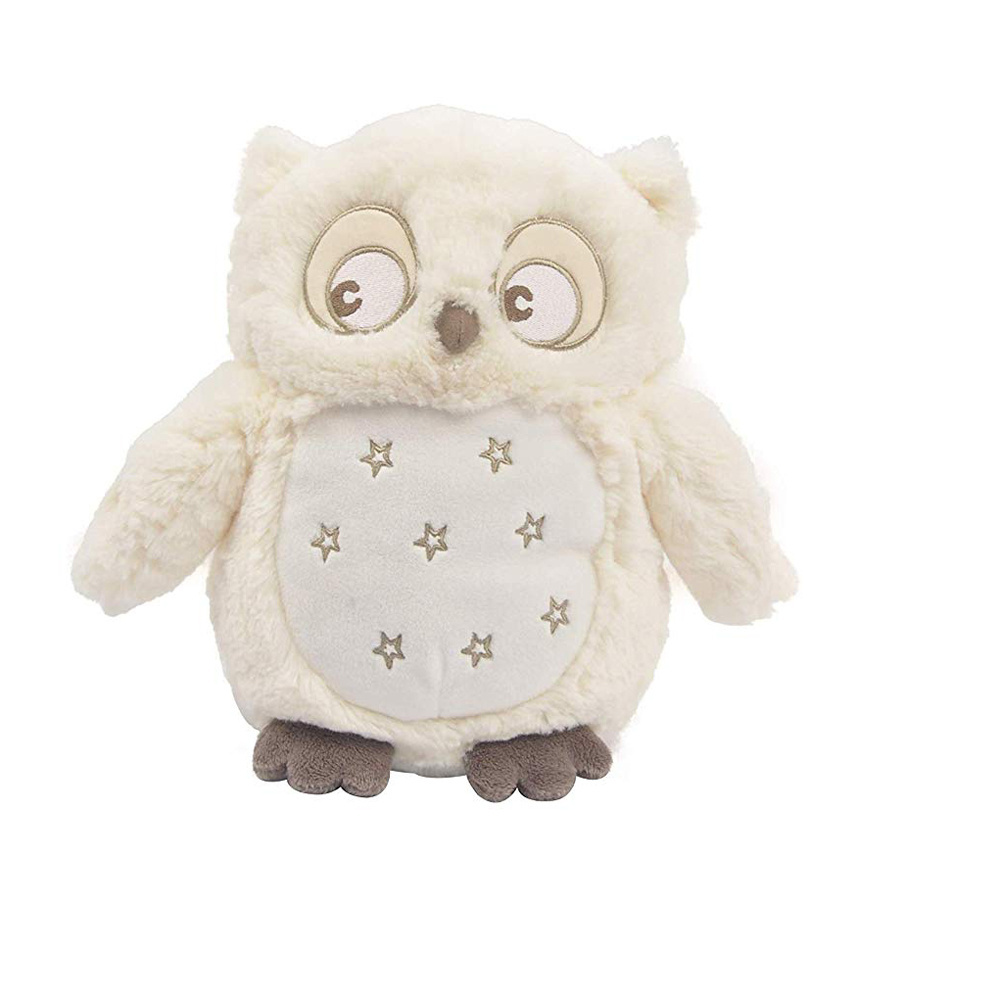 Custom Animated Owl Plush Stuffed Animal Musical Led Light Customized logo Soft Owl Plush Toys Dolls For Kids Gifts