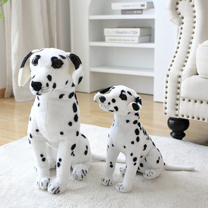 Good quality cheap price soft stuffed animal plush toy lifelike dalmatians plush toy for gift