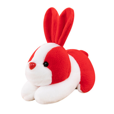 2023 New year cute bunny plush toy rabbit mascot soft zodiac rabbit mascot stuffed animal for sale