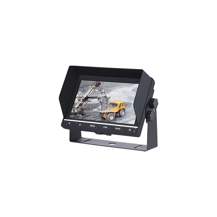 7 inch Color LCD Car Monitor Split Screen Quad 4 Channel Rearview Monitor System with Touch Screen