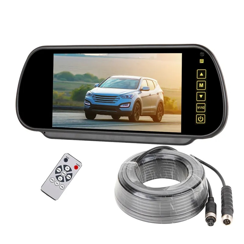 7 inch Rear View CAR mirror Monitor With IP69 Vehicle Rear View Car Monitor TFT LCD Monitor For Car