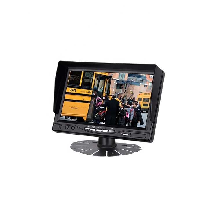 7 Inch 12-24V DC Car Monitor AHD Digital LCD Car Monitor For Bus/Car