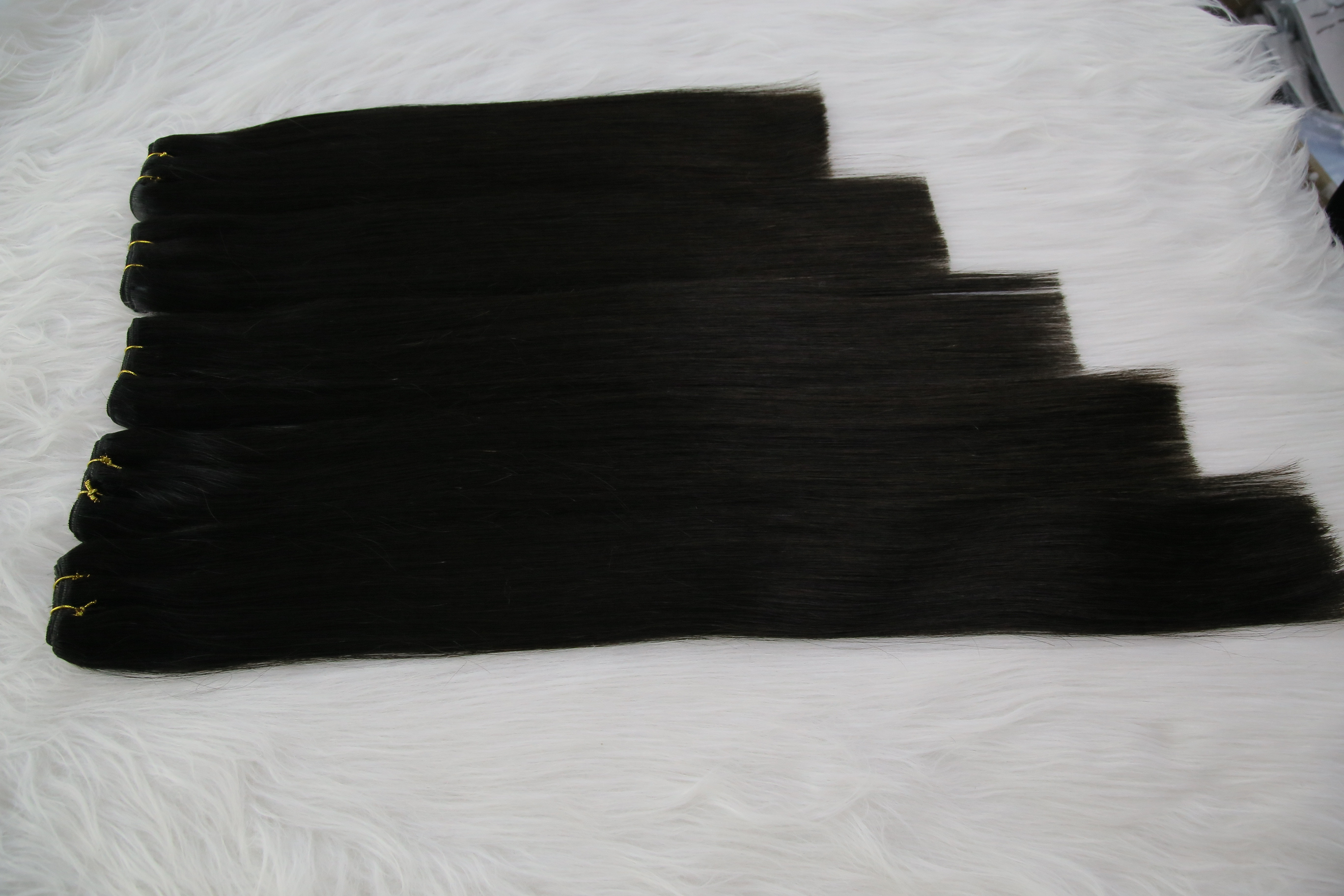 human hair extensions wholesale machine weft extensions factory 100% human hair double drawn best quality hair extensions