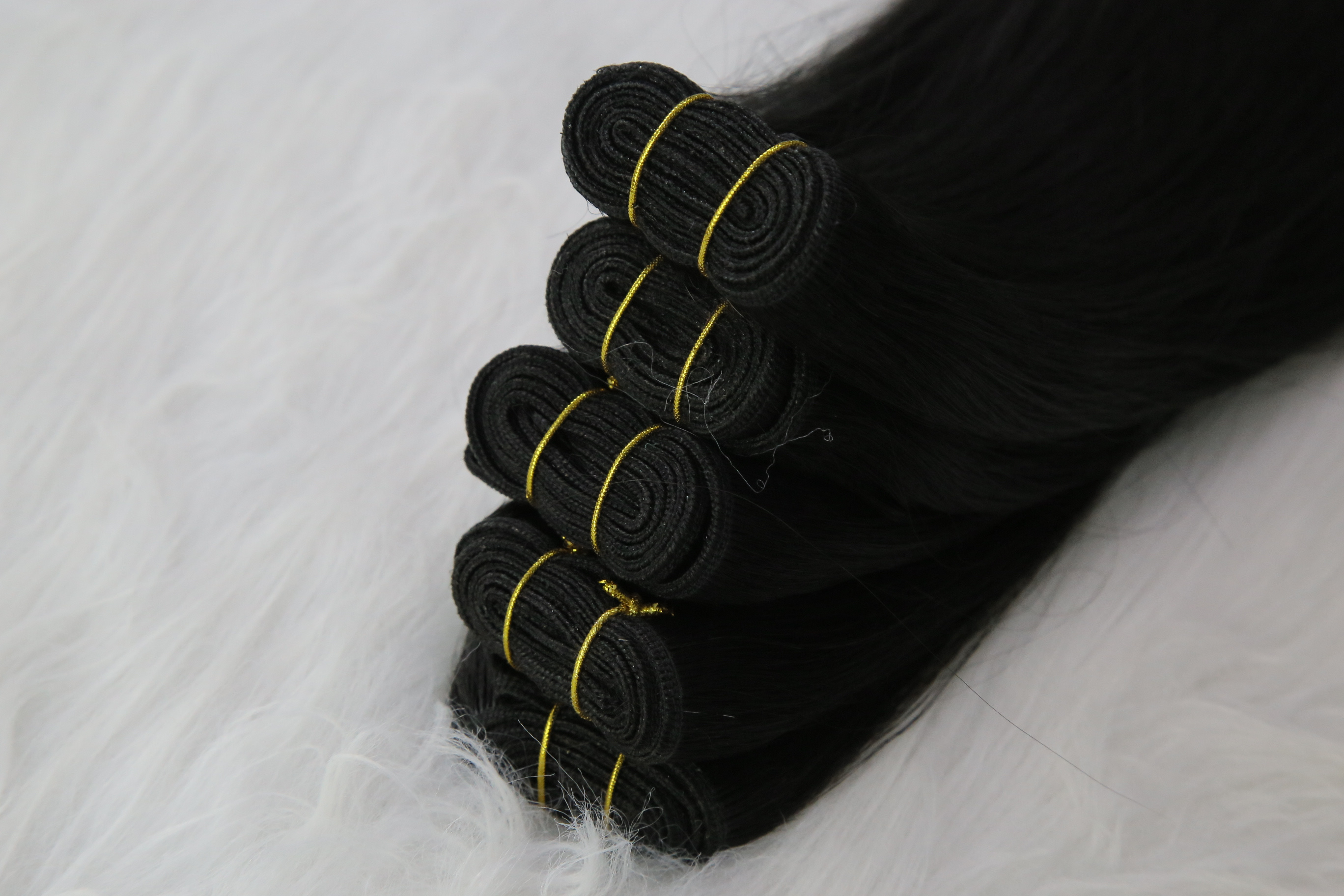 human hair extensions wholesale machine weft extensions factory 100% human hair double drawn best quality hair extensions