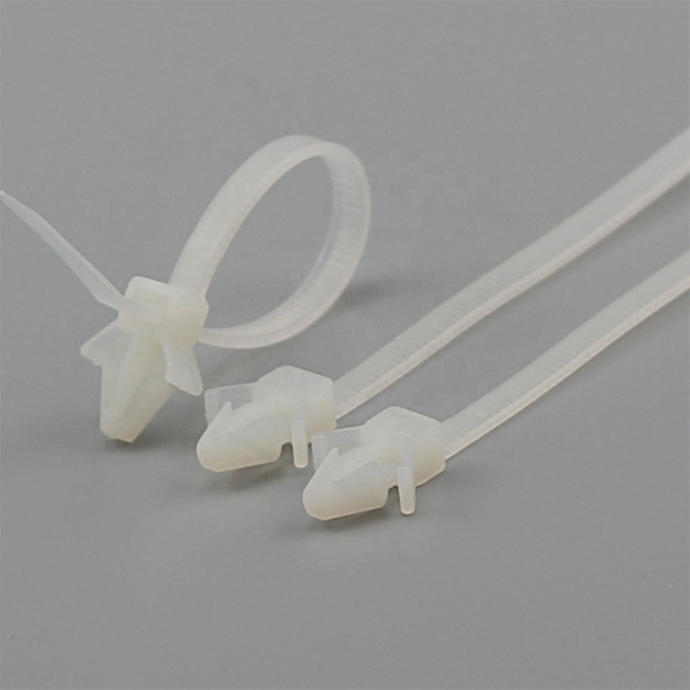 nylon push mount cable zip tie