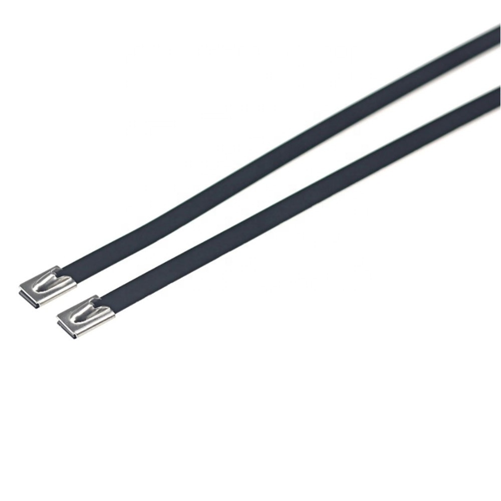 Self - Locking Type PVC Coated Stainless Steel Cable Tie