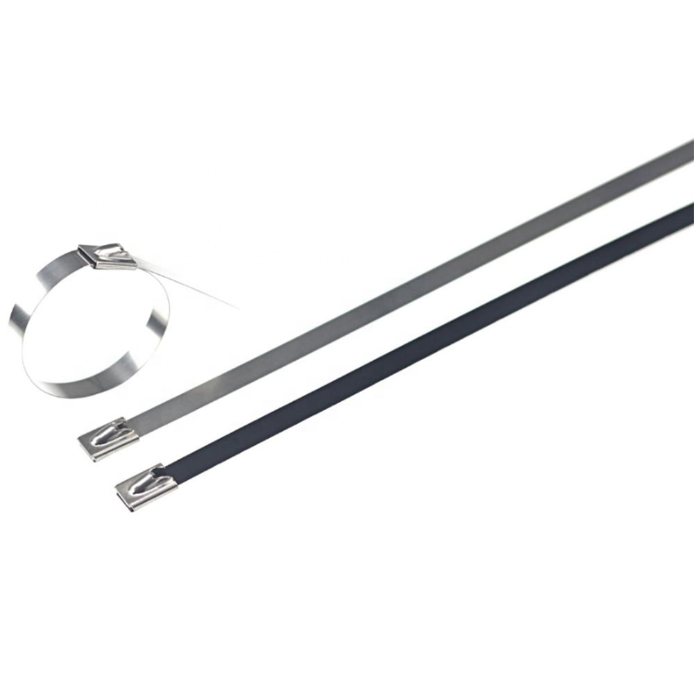 Self - Locking Type PVC Coated Stainless Steel Cable Tie