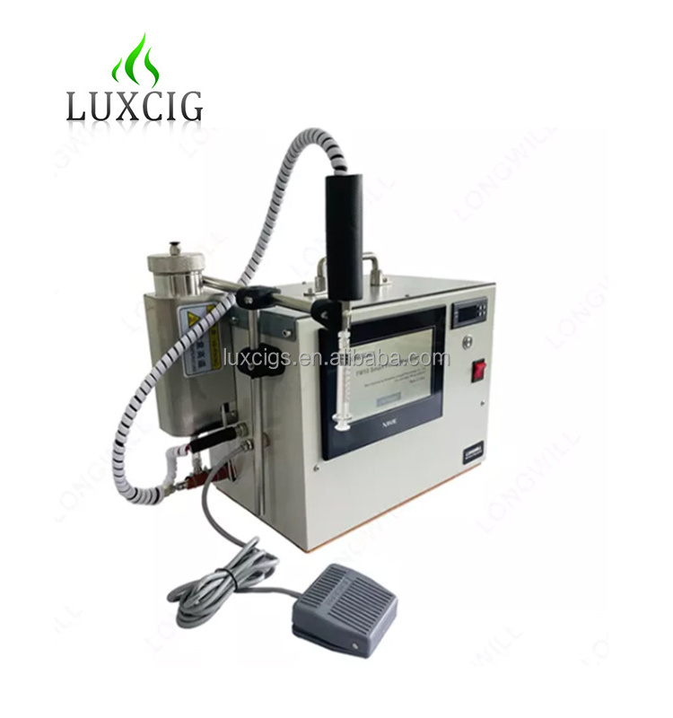 Compact Design High Precision Small Oil Liquid Filing Machine  Cart Oil Filler Gun for thick oil and wax concentrate heat up