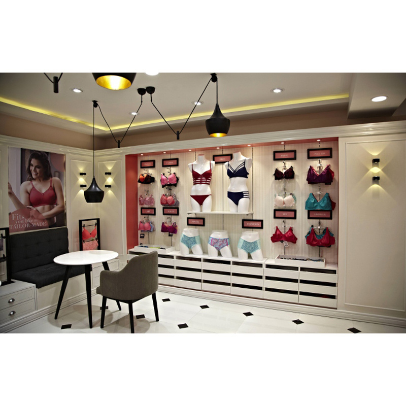 LUX Customized Exclusive underwear shop showcase,Lingerie store decoration For Booth