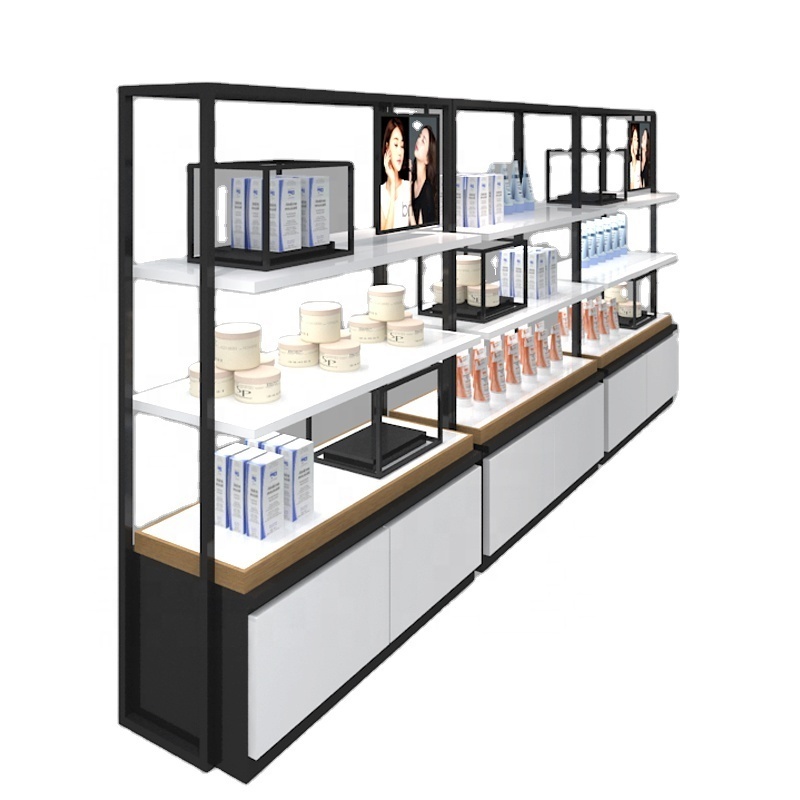 Cosmetic shop furniture cosmetics retail displays cabinets for cosmetic shop