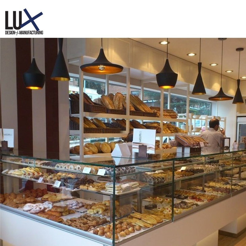 LUX Customized Sweet Candy Fruit Juice Bar Kiosk Counter Modern Shopping Mall Ice Cream Shop Furniture