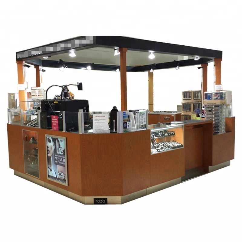 LUX Customized Portable Retail Mall Bubble Tea Kiosk For Sale