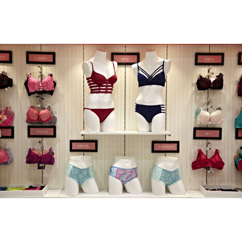 LUX Customized New Style Lingerie furniture display,underwear showcase for shop For Retail Stores