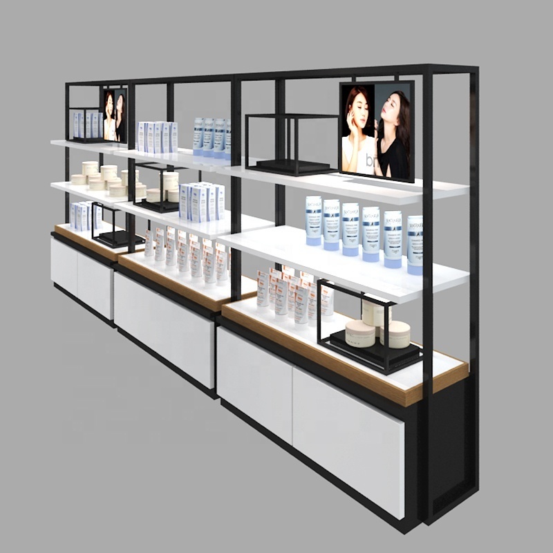 Cosmetic shop furniture cosmetics retail displays cabinets for cosmetic shop