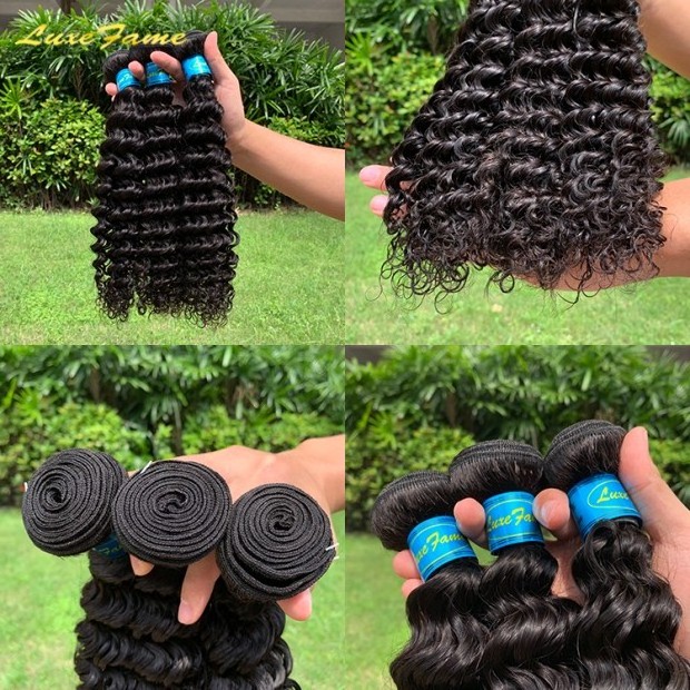 wholesale raw cuticle aligned remy virgin brazilian deep wave braid bundles human natural hair extensions for black