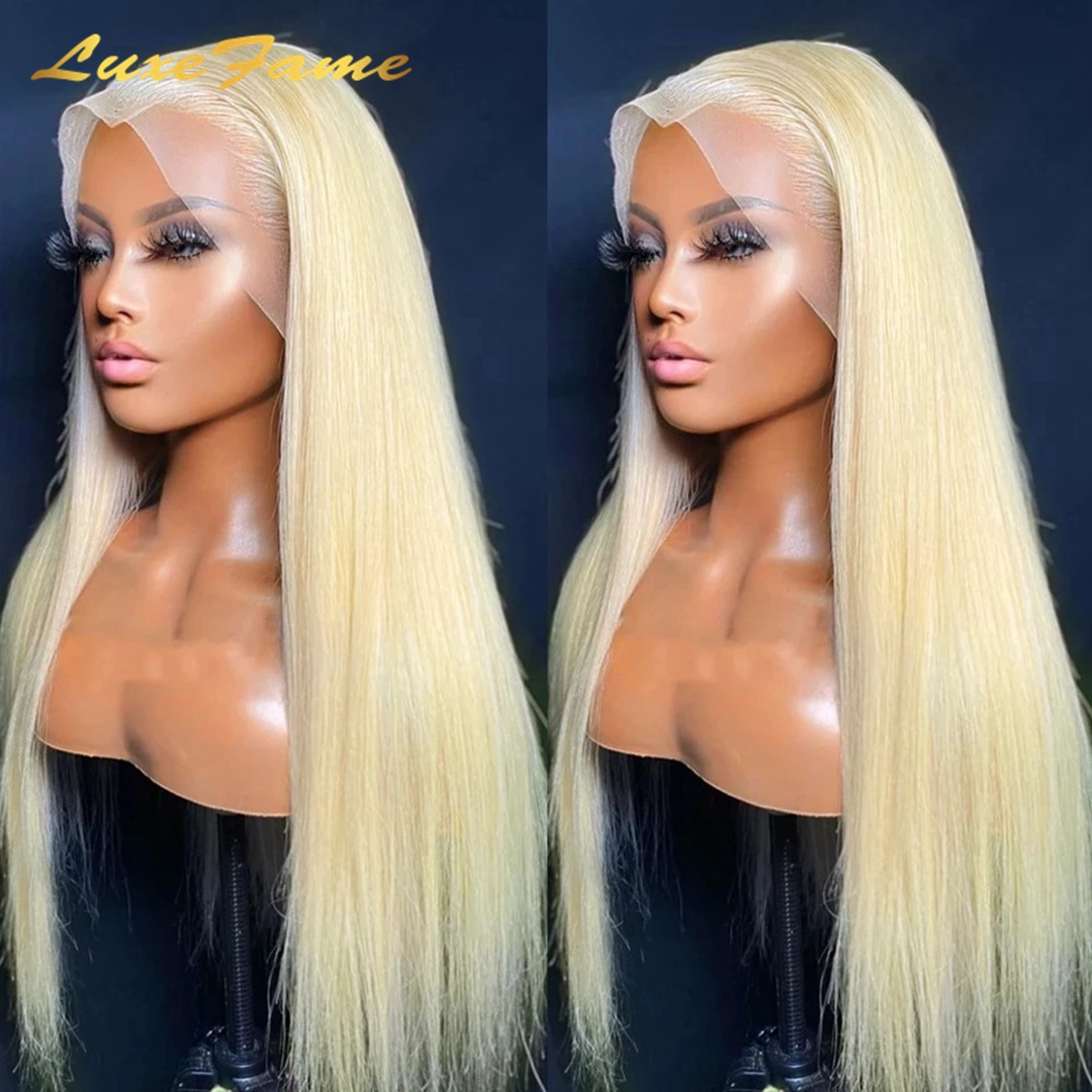 Lace Closure Wigs Vendors 613 Virgin Human Hair HD Full Lace Wig With Baby Hair 40 inch 13x6 HD Lace Frontal Wig Raw Human Hair