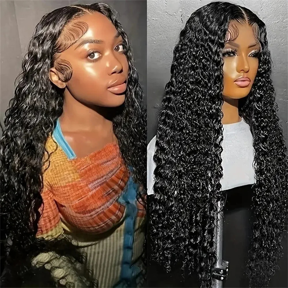 Luxefame HD Brazilian Human Hair Lace Front Wig,Natural Wigs Human Hair Lace Front,Deep Wave Virgin Hair Lace Wig With Baby Hair