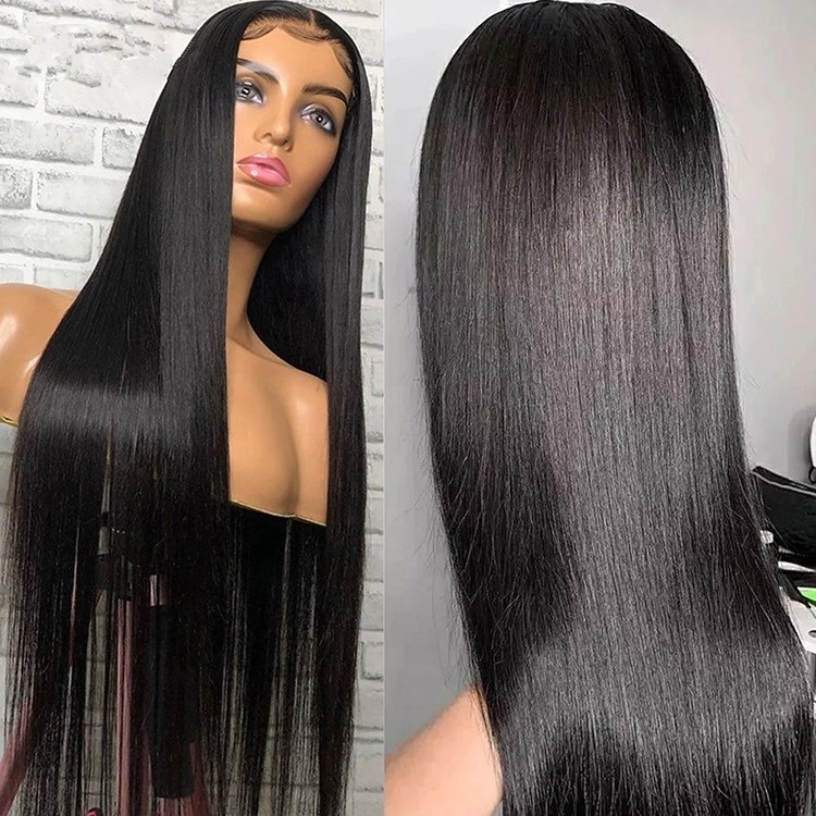 13x4 Bone Straight Hair Hd Transparent Lace Frontal Wigs,Brazilian Raw Wigs Human Hair Lace Front Natural Wigs,30 Inch Human Hai