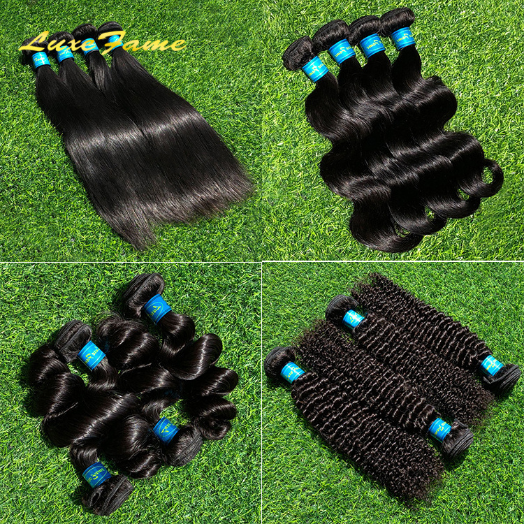 Brazil Bone Straight Human Hair Bundles Cuticle Aligned Virgin Brazilian Human Hair Bundles Cheap Double Weft Bundle Human Hair