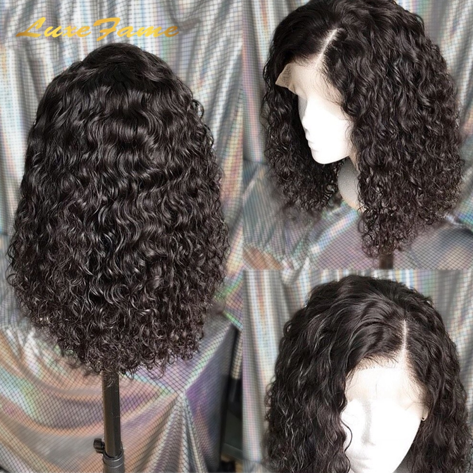 Cheap Black Braided Short Human Hair Wigs Bob,Curly Human Hair Free Lace wig Sample,Glueless Ready To Wear Wigs With Baby Hair