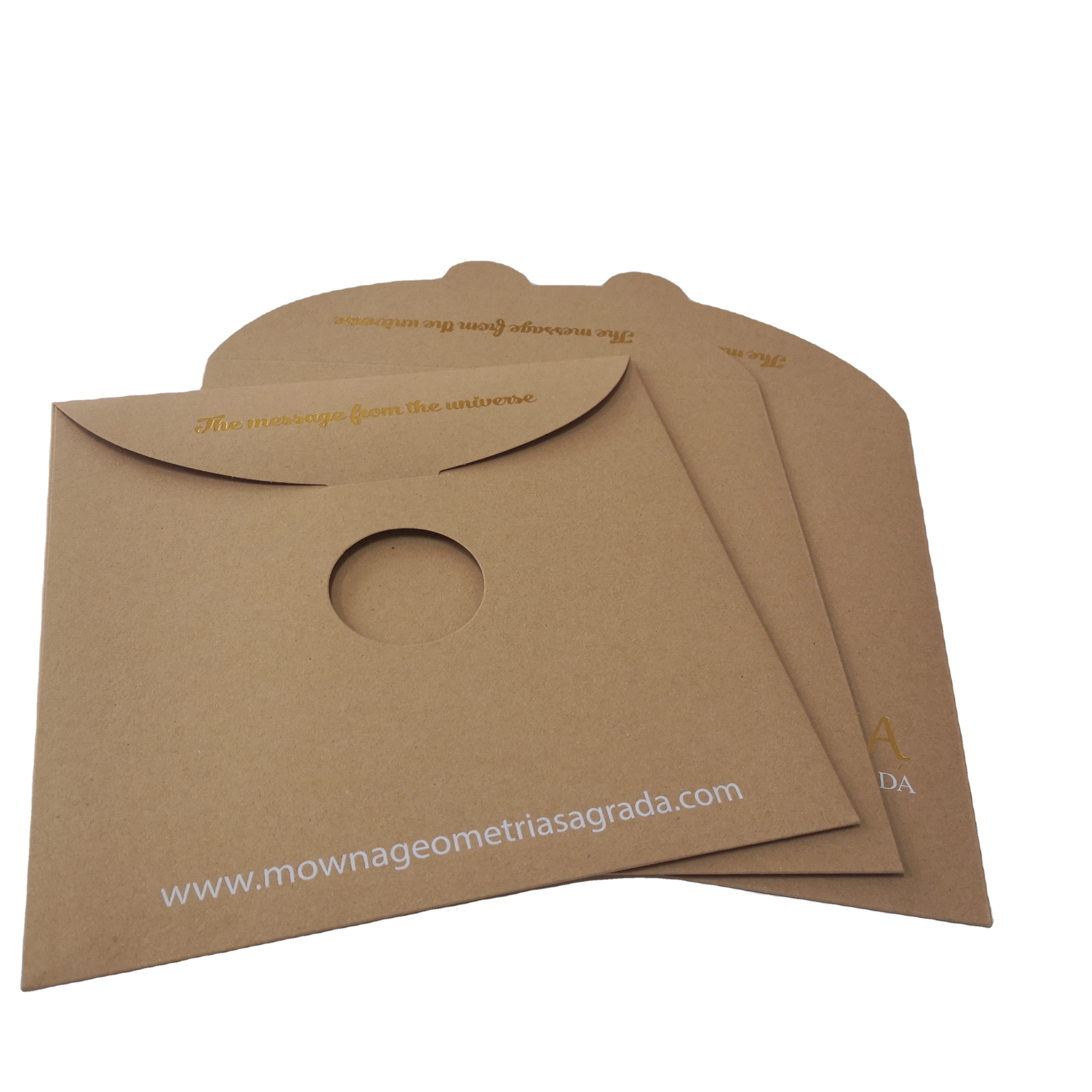 Wholesale custom C5 western-style brown kraft paper envelope with gummy glue