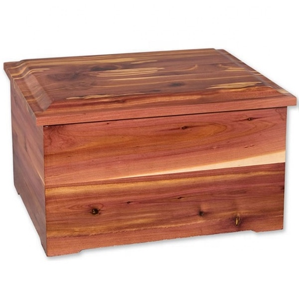 High Quality Wholesale Custom Wooden Pet Cremation Urns cedar wood urns