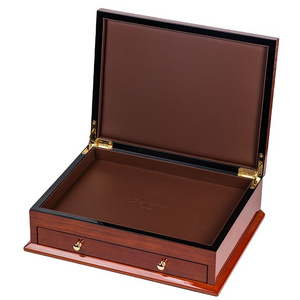 A luxury wooden chocolate box used to display chocolate bars Luxury gift box