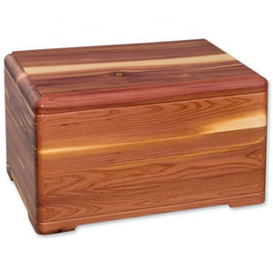 High Quality Wholesale Custom Wooden Pet Cremation Urns cedar wood urns