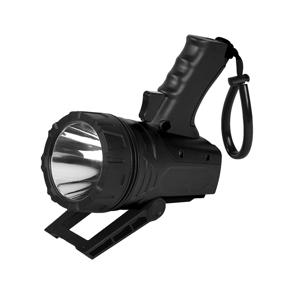 Custom 1000 Lumen Outdoor Waterproof Rechargeable Spotlight Hunting Yellow Led Flashlight Search Light