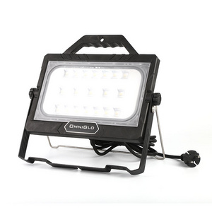 360 Degree Adjustment Flood Angle 6000 Lumens Work Light Portable Rechargeable Floodlight IP66 45W handybrite led floodlight