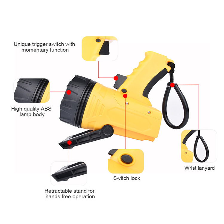 Handheld Multifunctional Outdoor Rechargeable Spotlight Led Hunting Light Searchlight Search Light 3Km