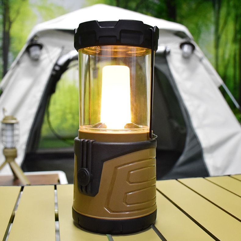 Factory Supply Cob Led Camping Light Battery Portable Lighting Outdoor